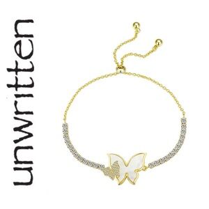 🌟 Unwritten Mother of Pearl Slider Bracelet